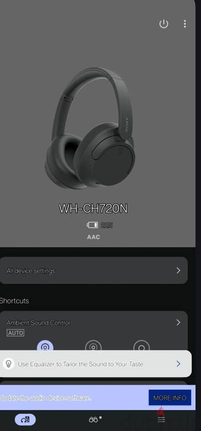 سماعة سوني Sony WH-CH720N (جديدة زيرو) سماعة سوني Sony WH-CH720N (جديدة زيرو)