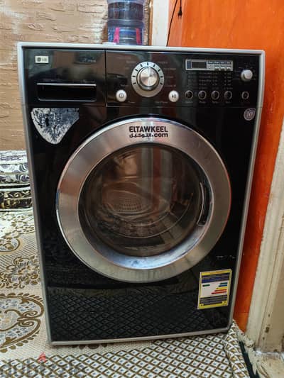 غسالة LG أوتوماتيك 10 KG + مجفف 5 KG بالبخار