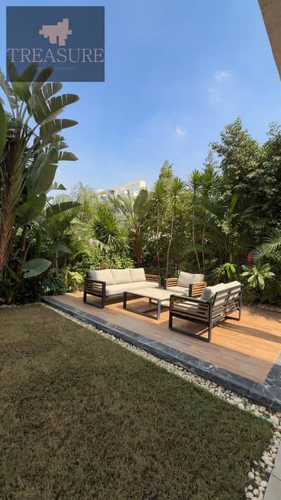 شقه بجاردن وحمام سباحه مفروشه للبيع في ليك فيو ريزيدنس - القاهره الجديده - Lake View Residence - new cairo