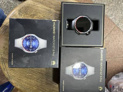 Huawei Watch GT 6 Pro Titanium جديدة متبرشمة