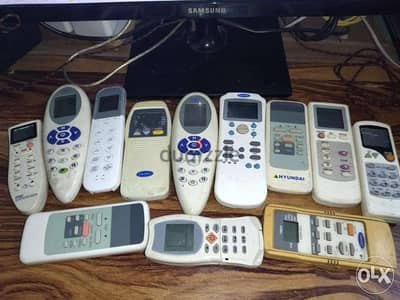 للبيع مجموعة ريموت تكييف متنوع راسلني بالريموت المطلوب