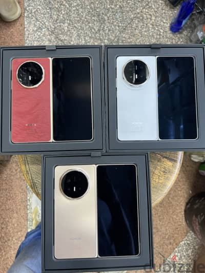 Honor Magic V6 dual sim 512G White Gold Red جديد خالص ضريبة