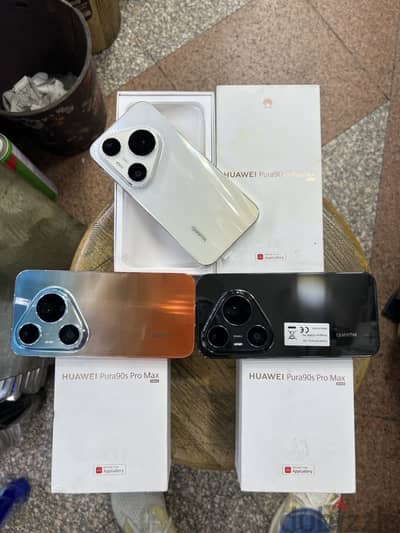 Huawei Pura 90s Pro Max 512/256G Orange Gold Black جديد