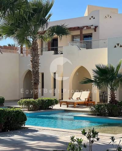 للبيع شاليه 3 غرف نوم  متشطبه بالكامل + جاردن 80 متر بدون مقدم | الجونه الجديده