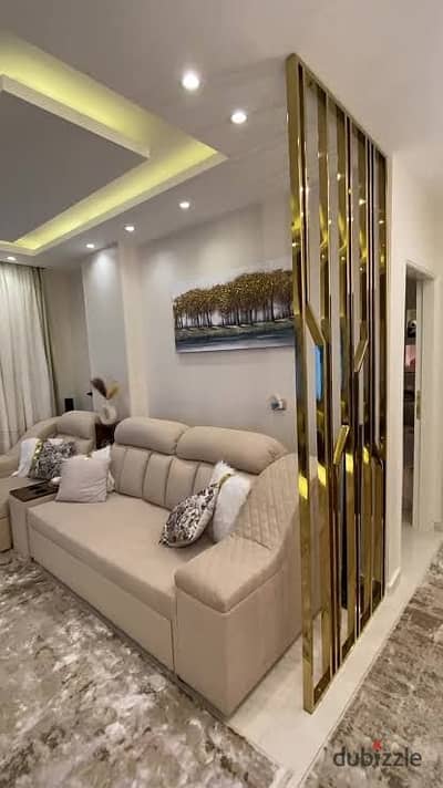 Apartment with new furnishings. Special finishing, excellent location, 3 rooms, 2 bathrooms in Abbas area