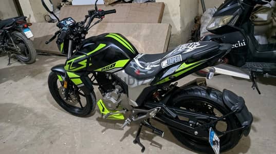 هوجنz 250بحاله الزيرو بجد ماشيه ٢٧٠٠ ك موديل٢٠٢٦رخصه ٣سنين. سعر نهائي.