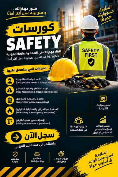 كورسات سلامة وصحة مهنية. سيفتى. Safety