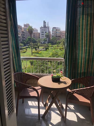 Elegant 190 sqm Garden View Apartment in Heliopolis near Ammar Ibn Yasser Street with Super Lux Finishing and Registered Ownership for EGP 6.75M