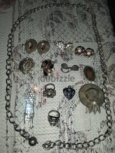 اكسسوارات ذهب على فضه
