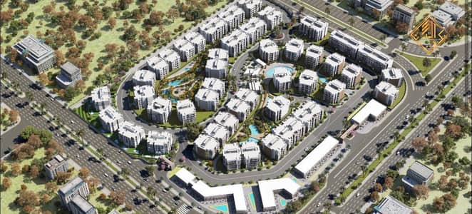 Apartment for sale in a prime location in October Gardens, with an 8-year installment plan.