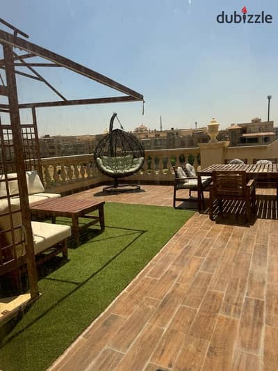 بنتهاوس فيو جاردن للبيع في ارقي فيلات الياسمين