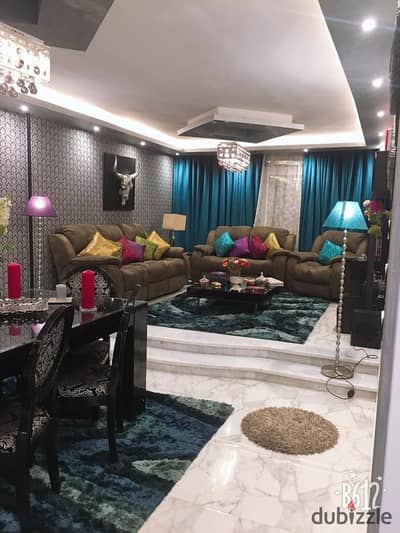 Ready-to-Move Apartment in EgyptAir Buildings, Almaza, Heliopolis, Near the National Eye Hospital. Exceptional Details, Ultra Super Lux Finishing, and