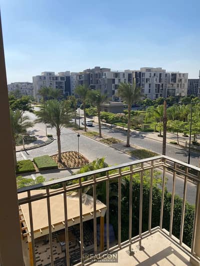 Immediate delivery at Sodic East, New Cairo: a 2-bedroom apartment, fully finished, with a golf view. Located next to Mivida, this unit is offered at