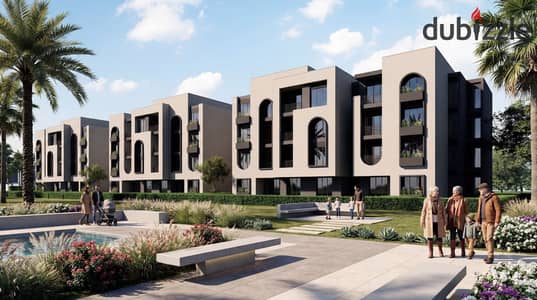 3-bedroom apartment for sale with a distinctive view in Tamaya Compound in Al-Thawra Al-Khadra in front of Al-Rabwa Compound and Al-Nazaha Street, in installments for up to 12 years without interest