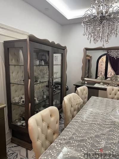 سفره ٨ كراسى و نيش مرايه و نيش ازاز