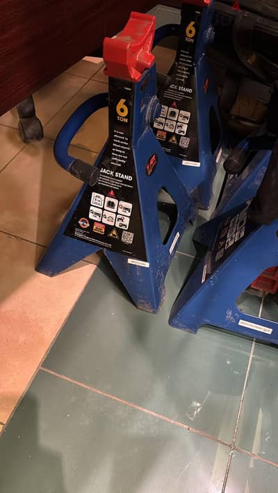 طقم كامل حوامل سيارات (Jack Stands / حامل مقصات