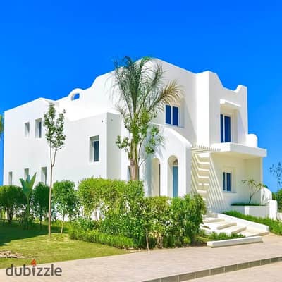 Villa finished and ready for residence in Jefira Ras El Hikma next to Sodic