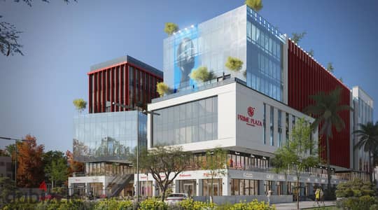 محل للبيع دور ارضي بواجهة علي المحور المركزي مباشرة في موقع مميز في اكتوبر بمول Prime plaza