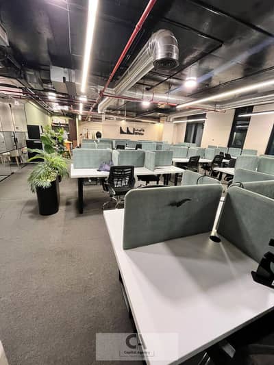 Fully finished administrative office for rent 304 square meters at an attractive price in Hyde Park New Cairo — located near the American University