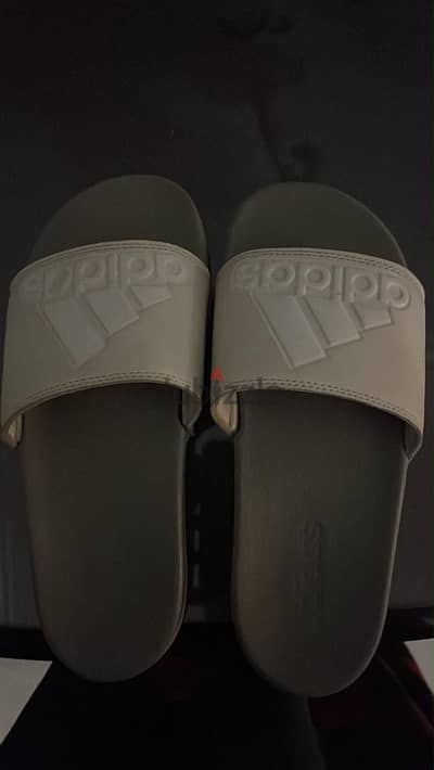 Barely Used Original Adidas Slippers - Size 40