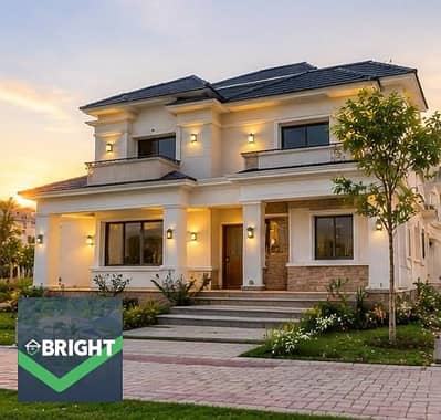 iVilla Garden Corner 235 m with 117m Garden in Mountain View 1.1 New Cairo with landscape view near Rehab City Family Park AUC Waterway ready to move.