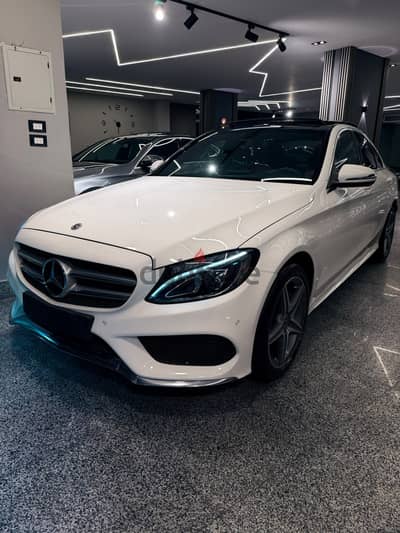 Mercedes Benz C180 AMG 2018 | وكيل | 55,000 KM | صيانات توكيل | PPF