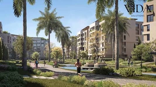 143 sqm apartment for sale in Seven Harby Compound, located on Zewail Street next to Hay Al-Ashgar—a prime location in Hadayek October—with a 9-year