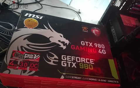 كرت شاشه gpu gtx 980  with box