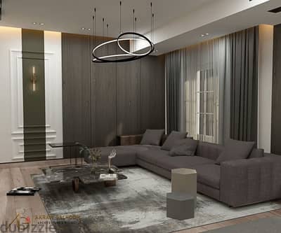 تصميم داخلي وديكور 3D للشقق والفيلات والمشروعات التجارية