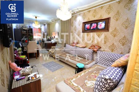 فيو مفتوح كاملة العدادات تشطيب سوبر لوكس شقة للبيع 96م , سموحة , (ش النصر)