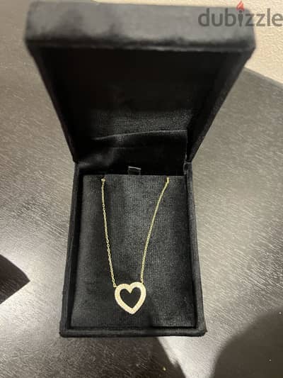 Artsy heart necklace
