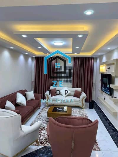 Furnished, air-conditioned hotel-style apartment next to City Stars, available for daily and monthly rent for families. Excellent location in Nasr Cit
