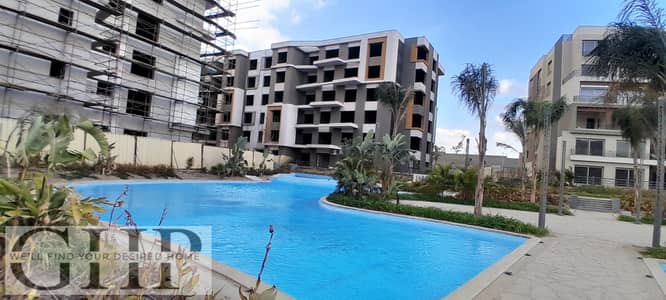 تشطيب كامل شقة كورنر للبيع في Palm Hills New Cairo، التجمع الخامس