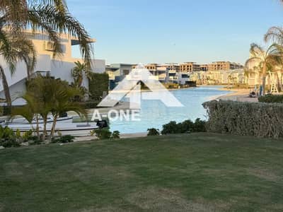 Chalet for sale ground floor with a private garden 400 square meters great location and a very special price in Fouka Bay North Coast near el alamein