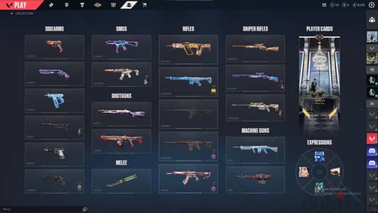 Account Valorant total spent 20k