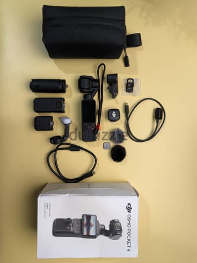 DJI OSMO Pocket 4 - Like New  كسر زيرو