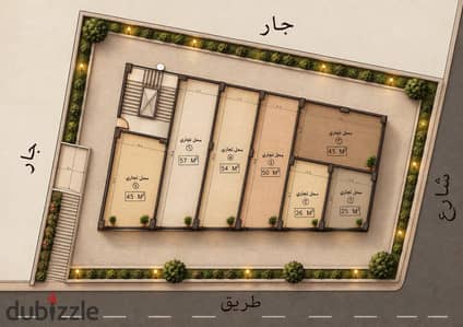 محل للبيع في حدائق اكتوبر مساحه ٢٥ متر