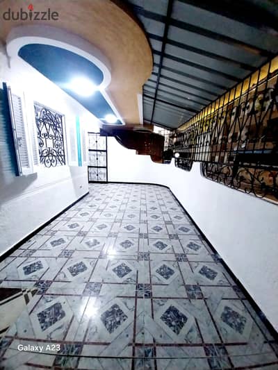 Ground floor apartment with a private entrance for sale in Al-Ajmi, Palm Beach, fully iron-clad, elevated, next to services