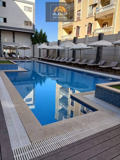 61 sqm fully finished studio in Hurghada, next to El Gouna, opposite SUNRISE Hotel, with a side sea view and immediate delivery. Ideal for living or