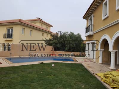 With Basement, Ground , First and Roof finished Villa overlooking Cluster and Playground for sale in Hyde Park New Cairo developed by Hyde Park With Basement, Ground , First and Roof finished Villa overlooking Cluster and Playground for sale in Hyde Park New Cairo developed by Hyde Park