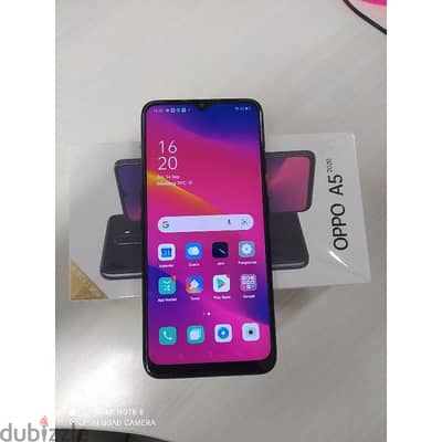 للبيع  Oppo A5 معاه الكرتونه و كل حاجته