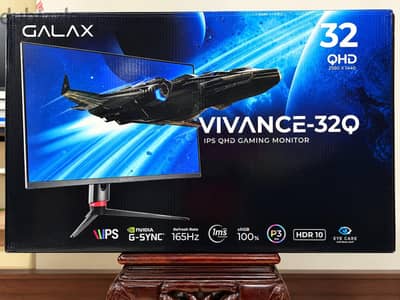 GALAX VIVANCE-32Q Gaming Monitor 2k 165 IPS NEW