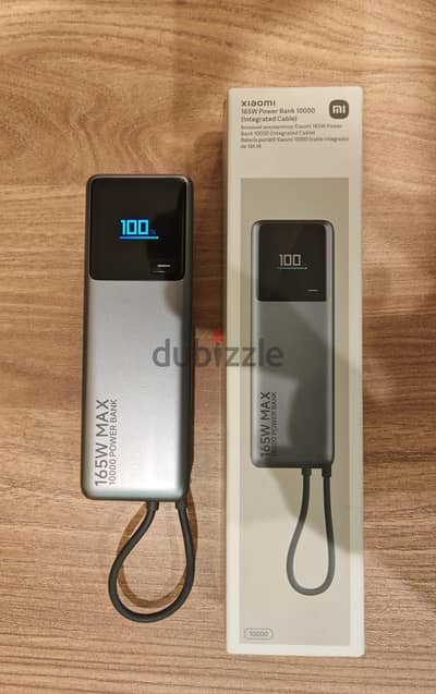مخزن طاقة powerbank من  Xiaomi بقدرة 165w فائق السرعة