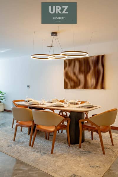 900K down payment lowest price highest dollar return serviced apartment directly on South 90 with 9 year installments in Solana East New Cairo near Al