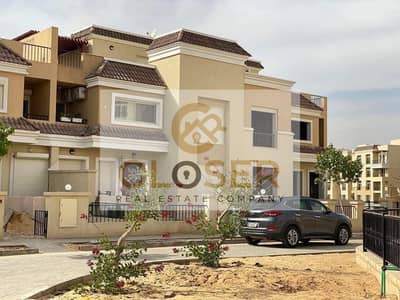 Last 206 sqm townhouse villa in Sarai, ready to move in (RTM), located directly on the Suez Road | 1.8 million down payment