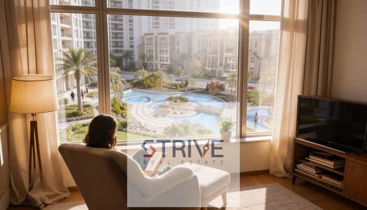Apartment for sale with a prime garden view in Jiwar Compound  minutes away from Sokhna Road