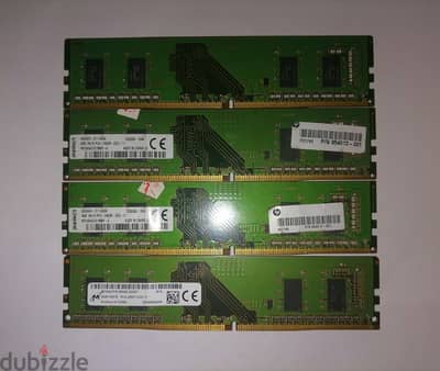 4×4 ddr4 2400hz