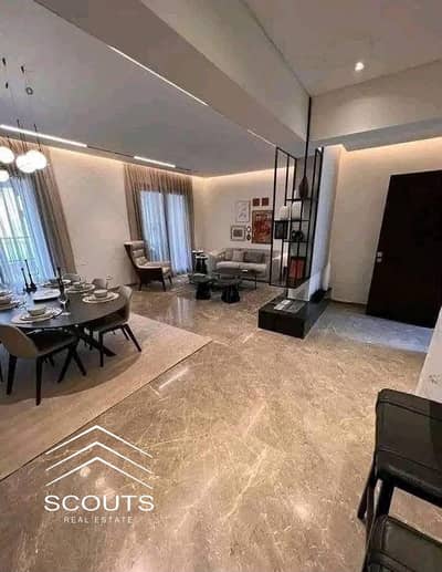 99m² fully finished studio for sale in Sarai Compound; located right next to Madinaty with a landscape view, just minutes away from the New Administr
