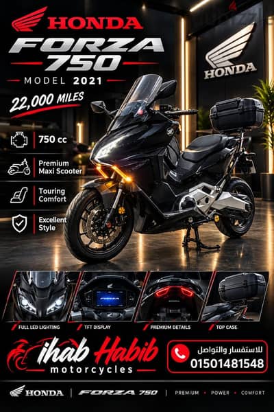 Honda Forza 750 cc model 2021
