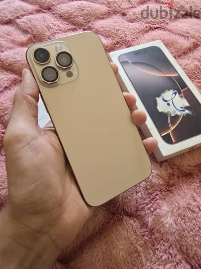 iPhone 16 Pro Max 256 ZA خطين فعلي بالعلبه فقط معفي ضرايب